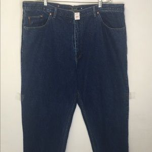 Bergati men’s size 48 blue jeans relaxed fit